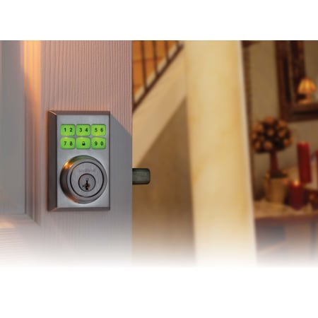 Deadbolt Extended with Lit Keypad