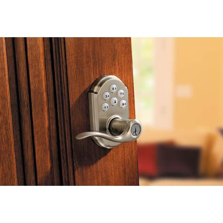 Satin Nickel Tustin SmartCode Leverset