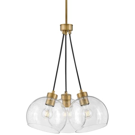 Lark Rumi 3 Light 18" Wide Multi Light Pendant Lacquered Brass