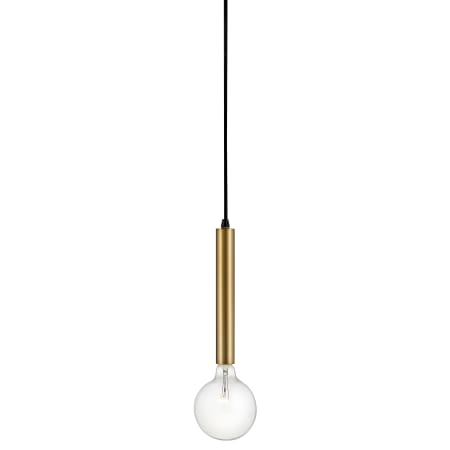 Lark Bobbie 1 light 6" Wide Mini Pendant Lacquered Brass