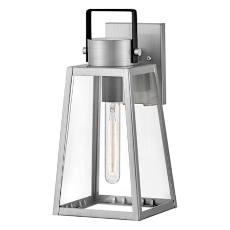 Lark Hugh 1 Light 15" Tall Outdoor Wall Sconce Antique Brushed Aluminum