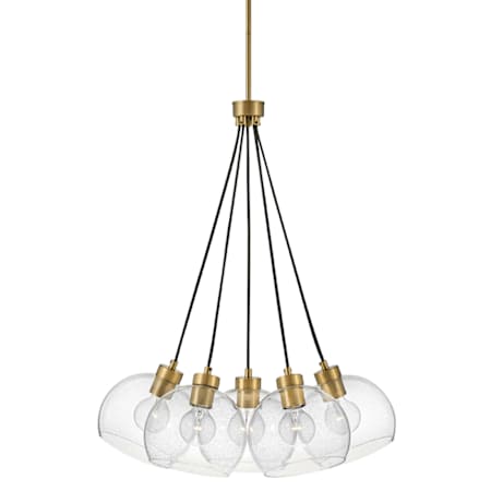 Lark Rumi 5 Light 22" Wide Multi Light Pendant Lacquered Brass