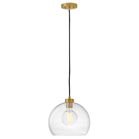 Lark Rumi 13" Wide LED Pendant Lacquered Brass