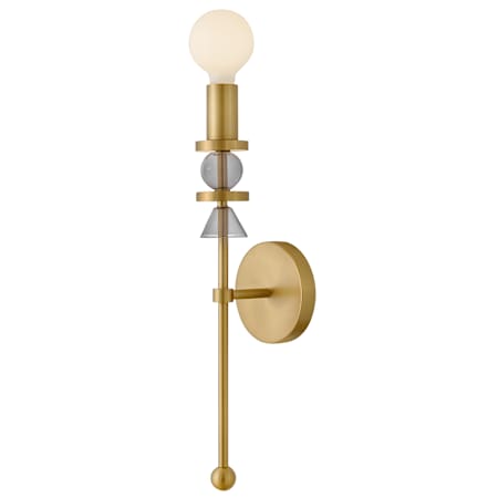 Lark Prim 20" Tall LED Wall Sconce Lacquered Brass