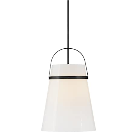 Lark Tori 14" Wide Pendant Black
