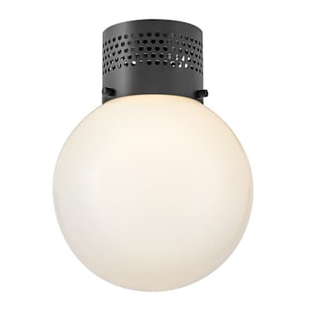 Lark Taj 10" Wide Flush Mount Globe Ceiling Fixture Black