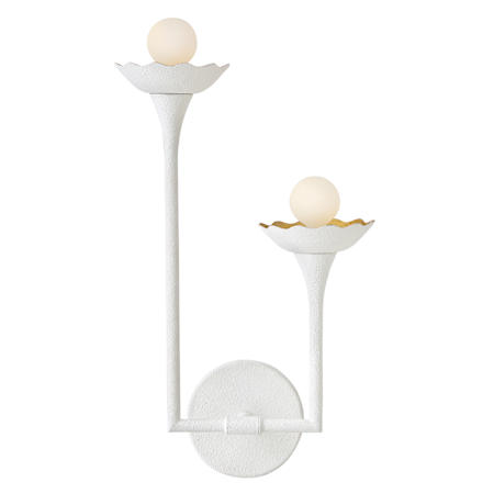 Lark Darla 2 Light 17" Tall Wall Sconce Textured Plaster