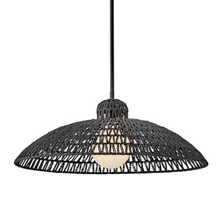Lark Pismo 24" Wide Pendant Black