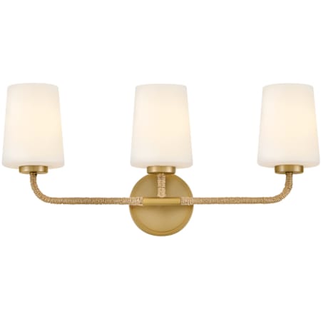 Lark Kline 3 Light 24" Wide Vanity Light Lacquered Brass