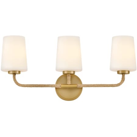 Lark Kline 3 Light 24" Wide Vanity Light Lacquered Brass
