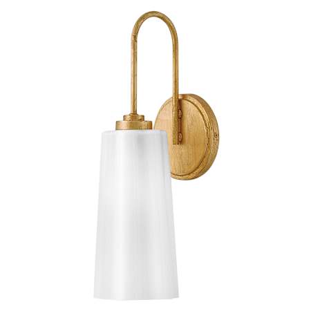 Lark Honey 17" Tall LED Bathroom Sconce Distressed Brass