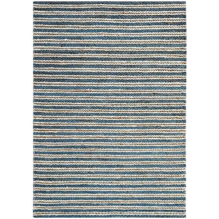 Lavin Rugs Sanika 6-1/2' x 6-1/2' Striped Indoor Rectangular Area Rug Blue