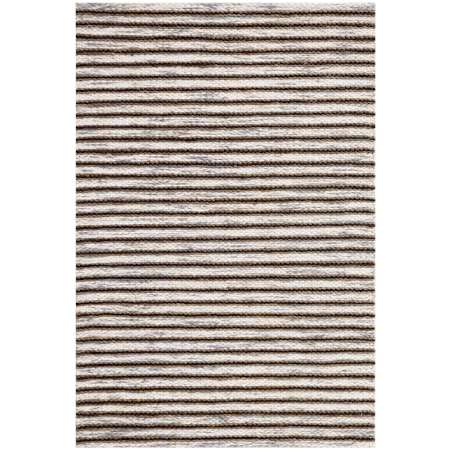 Lavin Rugs Sanika 2' x 3' Striped Indoor Rectangular Area Rug Blue / Ivory
