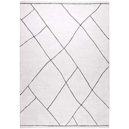 Lavin Rugs Myra 9-3/4' x 13-1/4' Geometric Indoor/Outdoor Rectangular Area Rug Ivory