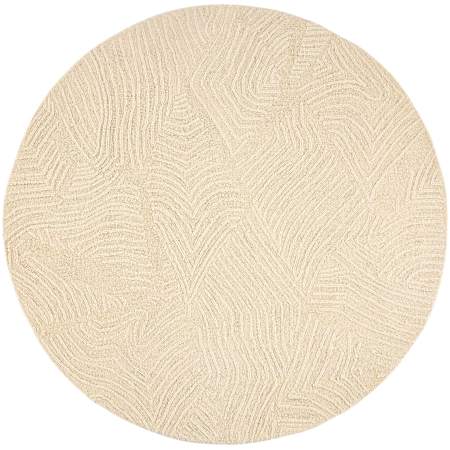 Lavin Rugs Mitra 6-1/2' x 6-1/2' Geometric Indoor Round Area Rug Ivory