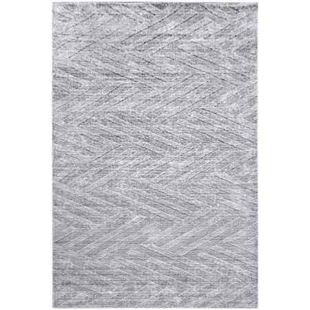 Lavin Rugs Pari 5-1/4' x 7-1/2' Chevron Indoor/Outdoor Rectangular Area Rug Gray