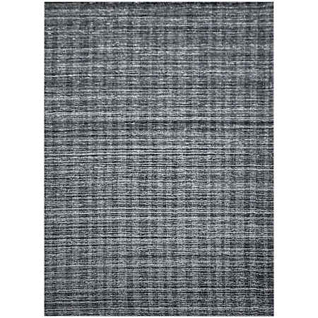 Lavin Rugs Pari 6-1/2' x 6-1/2' Striped Indoor/Outdoor Rectangular Area Rug Black