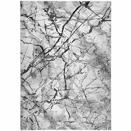 Lavin Rugs Fatima 6-1/2' x 6-1/2' Abstract Indoor Rectangular Area Rug Gray