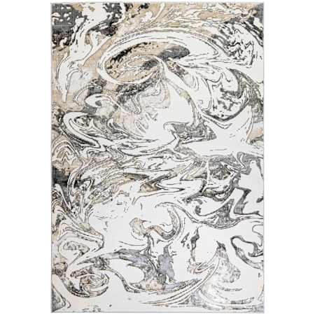 Lavin Rugs Fatima 6-1/2' x 6-1/2' Abstract Indoor Rectangular Area Rug Black / Beige