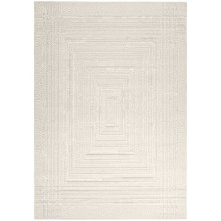 Lavin Rugs Forza 5-1/4' x 7-1/2' Geometric Indoor/Outdoor Rectangular Area Rug Ivory