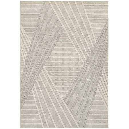 Lavin Rugs Forza 9-3/4' x 13-1/4' Striped Indoor/Outdoor Rectangular Area Rug Gray