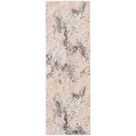 Lavin Rugs Besni 2-3/4' x 7-3/4' Abstract Indoor Runner Area Rug Brown