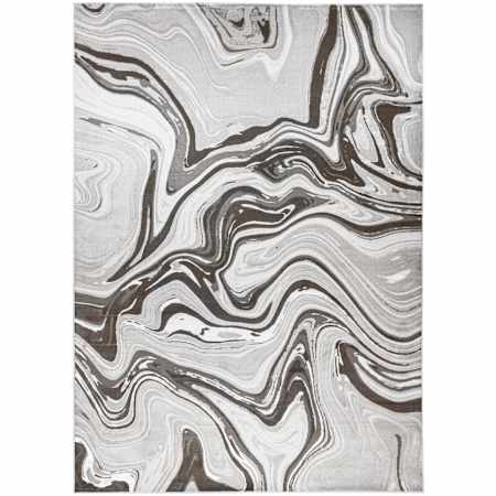 Lavin Rugs Ayda 7-3/4' x 10-3/4' Abstract Indoor Rectangular Area Rug Gray