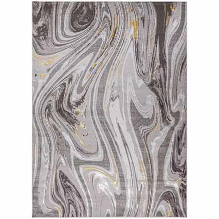 Lavin Rugs Ayda 6-1/2' x 6-1/2' Abstract Indoor Rectangular Area Rug Gray