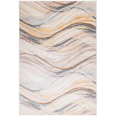 Lavin Rugs Terra 9-3/4' x 13-1/4' Transitional Indoor Rectangular Area Rug Gray / Orange