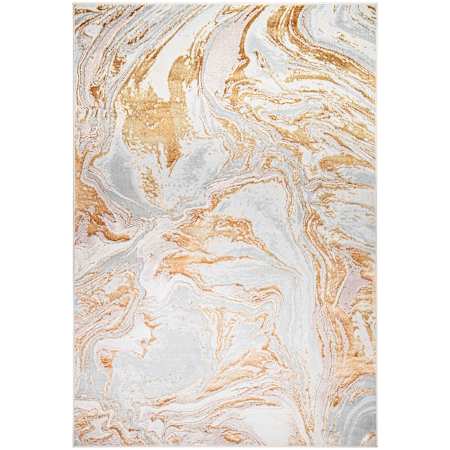 Lavin Rugs Terra 7-3/4' x 10-3/4' Abstract Indoor Rectangular Area Rug Gray / Orange