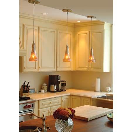 Amber Glass - Kitchen Island Application
