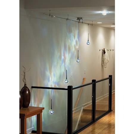 Blue Glass - Home Application (Track Lighting Components Sold Separately)