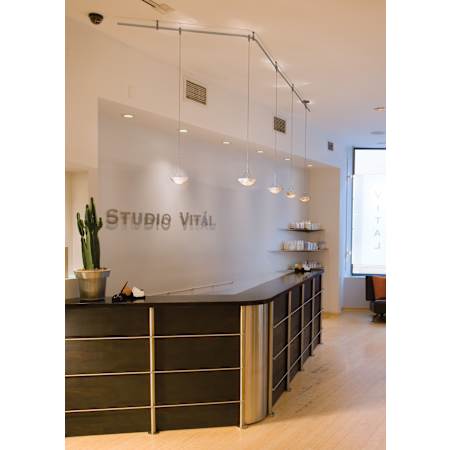 Opal Glass - Commercial Application (Track Components Sold Separately)