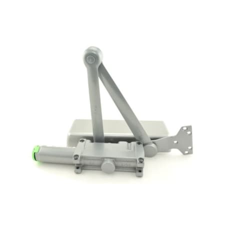 LCN 4110 Series Left Handed Surface Mount Hydraulic Adjustable Door Closer for Sizes 1-5 with Delay Action Aluminum
