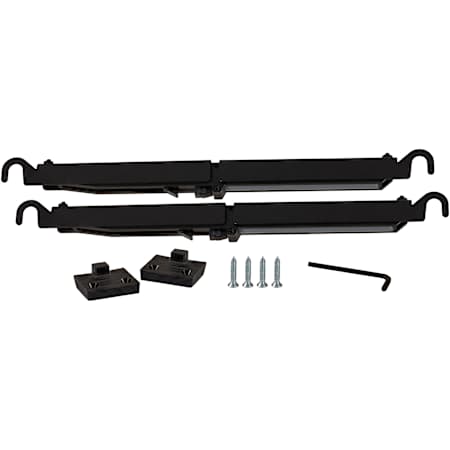 Leatherneck Hardware Close-Ease Soft Close Kit for Premium Series Sliding Barn Door Kits from the Flat Track Collection Black