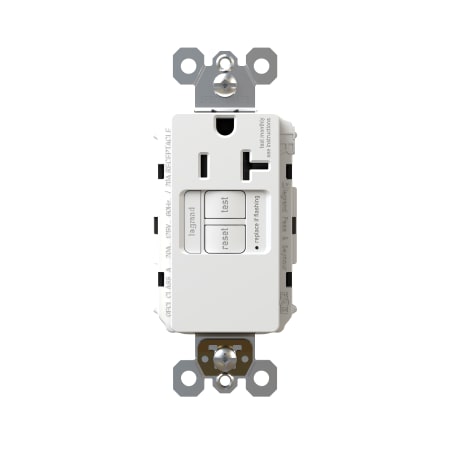 Legrand radiant 20 Ampere Single GFCI Electrical Outlet White