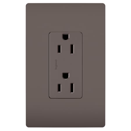 Legrand radiant 15 Ampere Decorator Electrical Outlet Brown