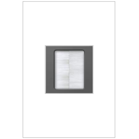 Legrand adorne Low Voltage Cable Access Brush Strap - Magnesium Magnesium