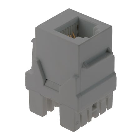 Legrand adorne RJ25 Phone Jack - Magnesium Magnesium