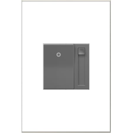 Legrand adorne Paddle 450 Watt Single Pole/3-Way LED Dimmer Switch Wall Control Magnesium
