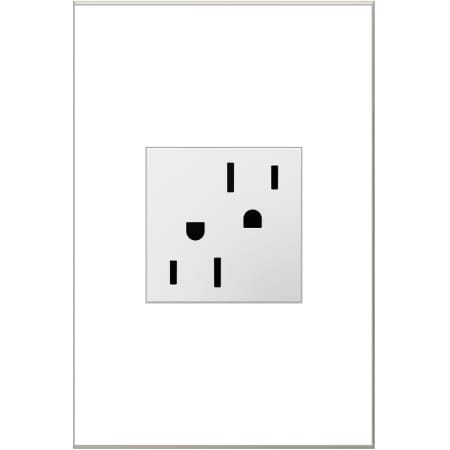 Legrand adorne 15 Ampere Tamper-Resistant Electrical Outlet White