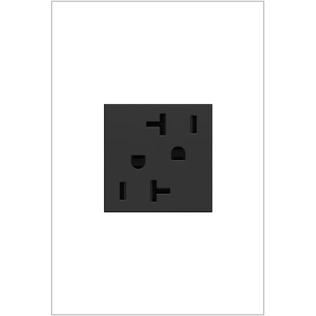 Legrand adorne 20 Ampere Tamper-Resistant Electrical Outlet Graphite