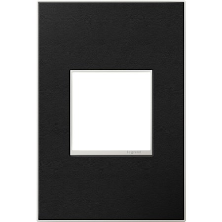 Legrand adorne Real Materials 1-Gang Light Switch / Outlet Cover Wall Plate Black Leather