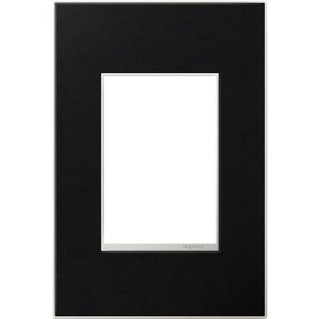 Legrand adorne Real Materials 1+ Gang Light Switch / Outlet Cover Wall Plate Black Leather
