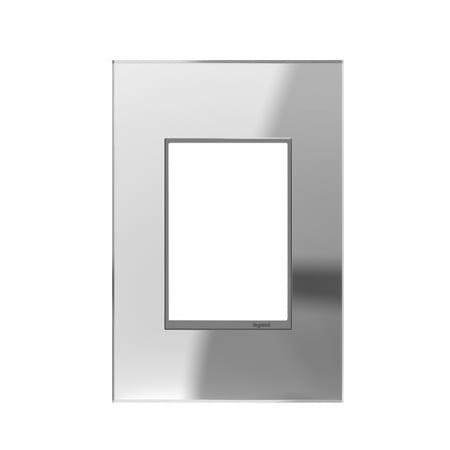 Legrand Adorne Mirror One-Gang-Plus Screwless Wall Plate Mirror