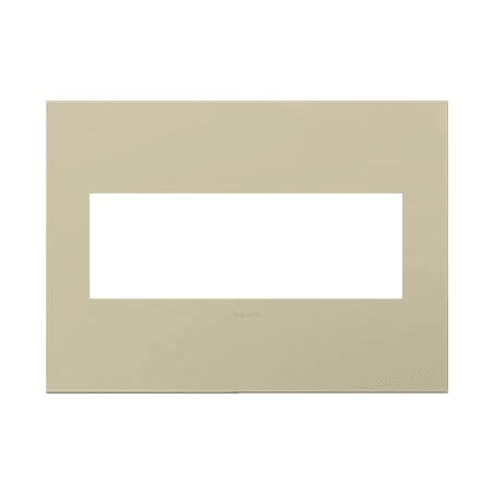 Legrand adorne Plastic 3-Gang Light Switch / Outlet Cover Wall Plate Ashen Tan