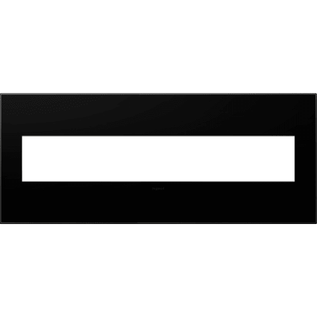 Legrand adorne Plastic 6-Gang Light Switch / Outlet Cover Wall Plate Black Ink