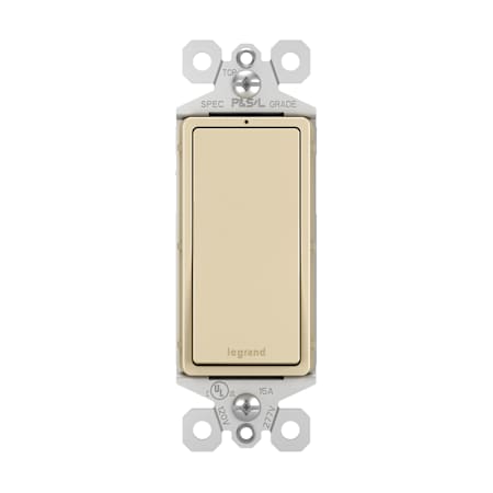Legrand Radiant 15 Ampere 4-Way Decorator Rocker Light Switch with Locator Light Ivory