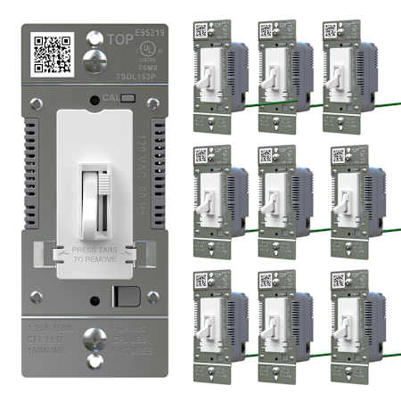 Legrand Pack of (10) 15 Ampere LED Switches White