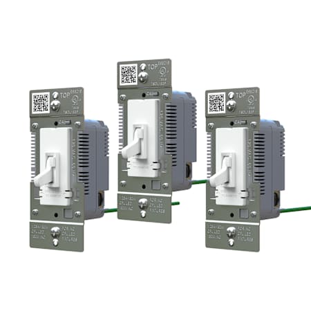 Legrand Pack of (3) 15 Ampere LED Switches White